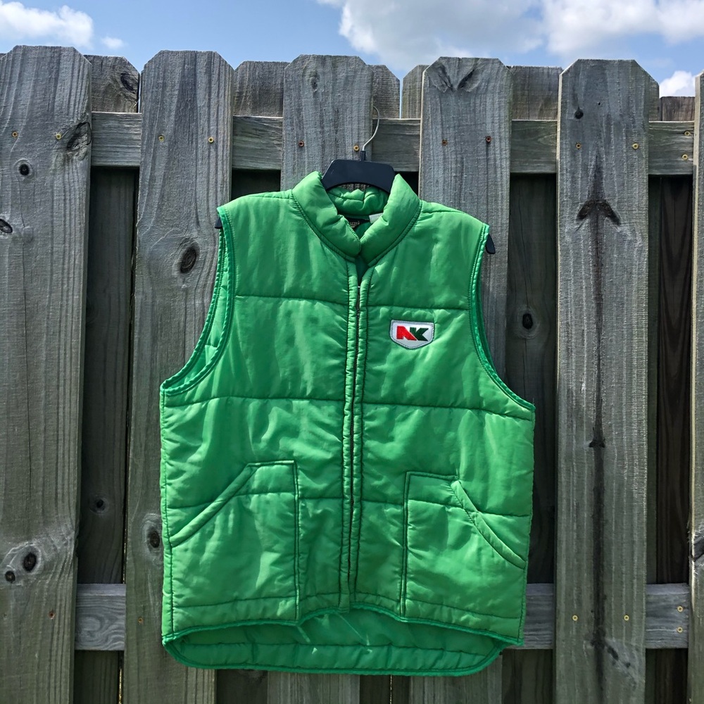 VINTAGE green vest